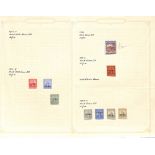 1896-1946 Specimen stamps including 1896-1900 set of ten, 1901-06 set of six, 1899 unissued 3d on