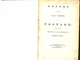 1843 "Report from the Select Committee on Postage", to enquire into the measures adopted for the