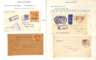 1937-41 First Day Covers, various dates between 8th November 1937 and 6th October 1941, bearing