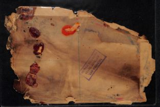 1954 (Dec. 21) Large registered cover from Singapore to New York, severely scorched and defective,