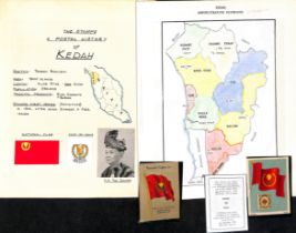 Kedah. 1905-57 Covers and cards, picture postcards, photos and ephemera including 1951 air letter