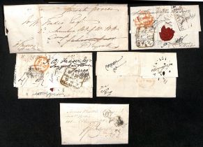 1820-31 Entire letters (4) and an entire, comprising 1820 letter from the orientalist H.H Wilson