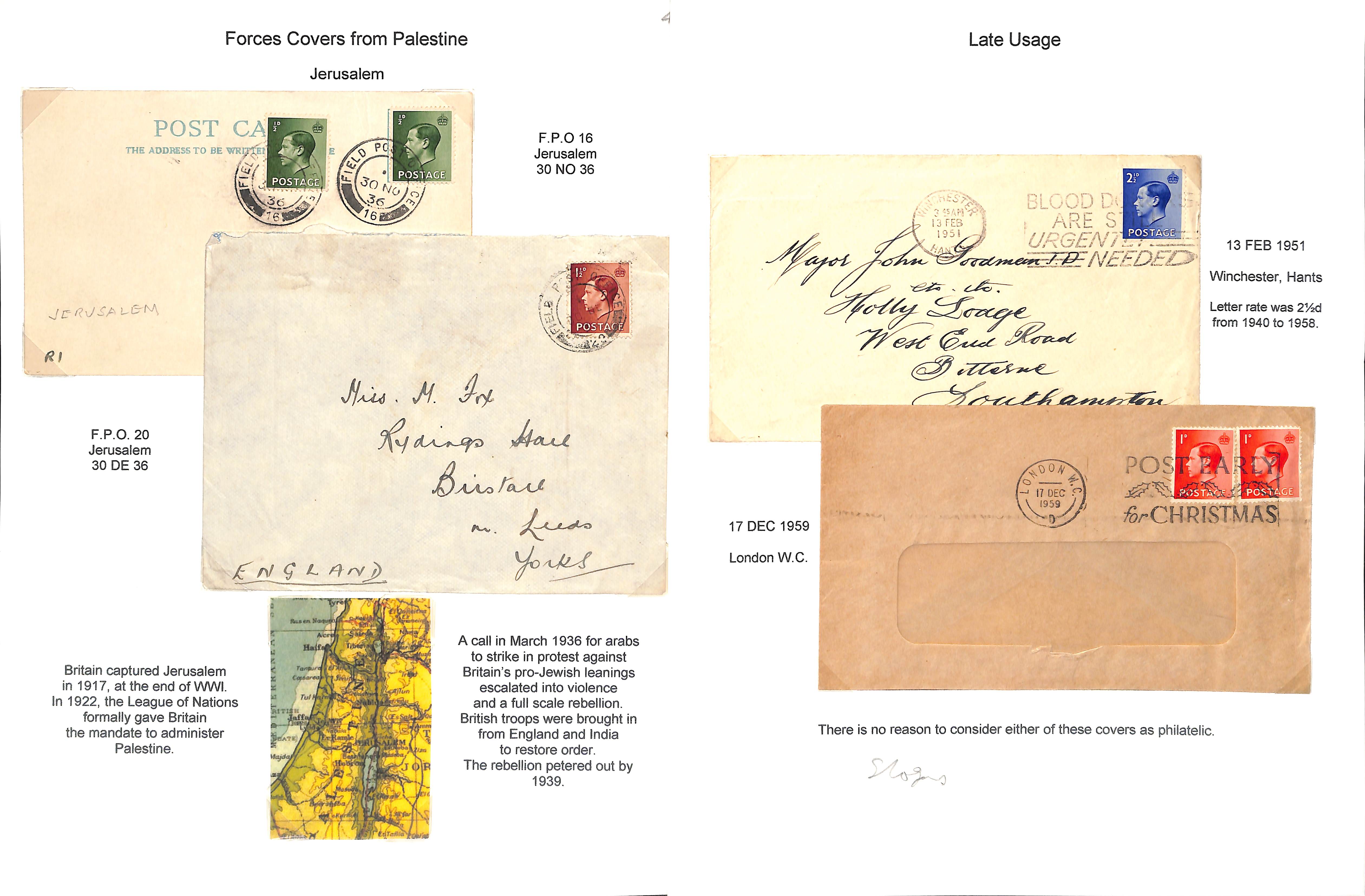 King Edward VIII. 1936-39 Covers and cards bearing KEVIII stamps including First Day Covers (some - Bild 13 aus 20