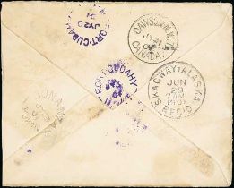 1901 (June 2) Cover from San Francisco to Bonanza P.O, Yukon Territory, franked 2c, backstamped "