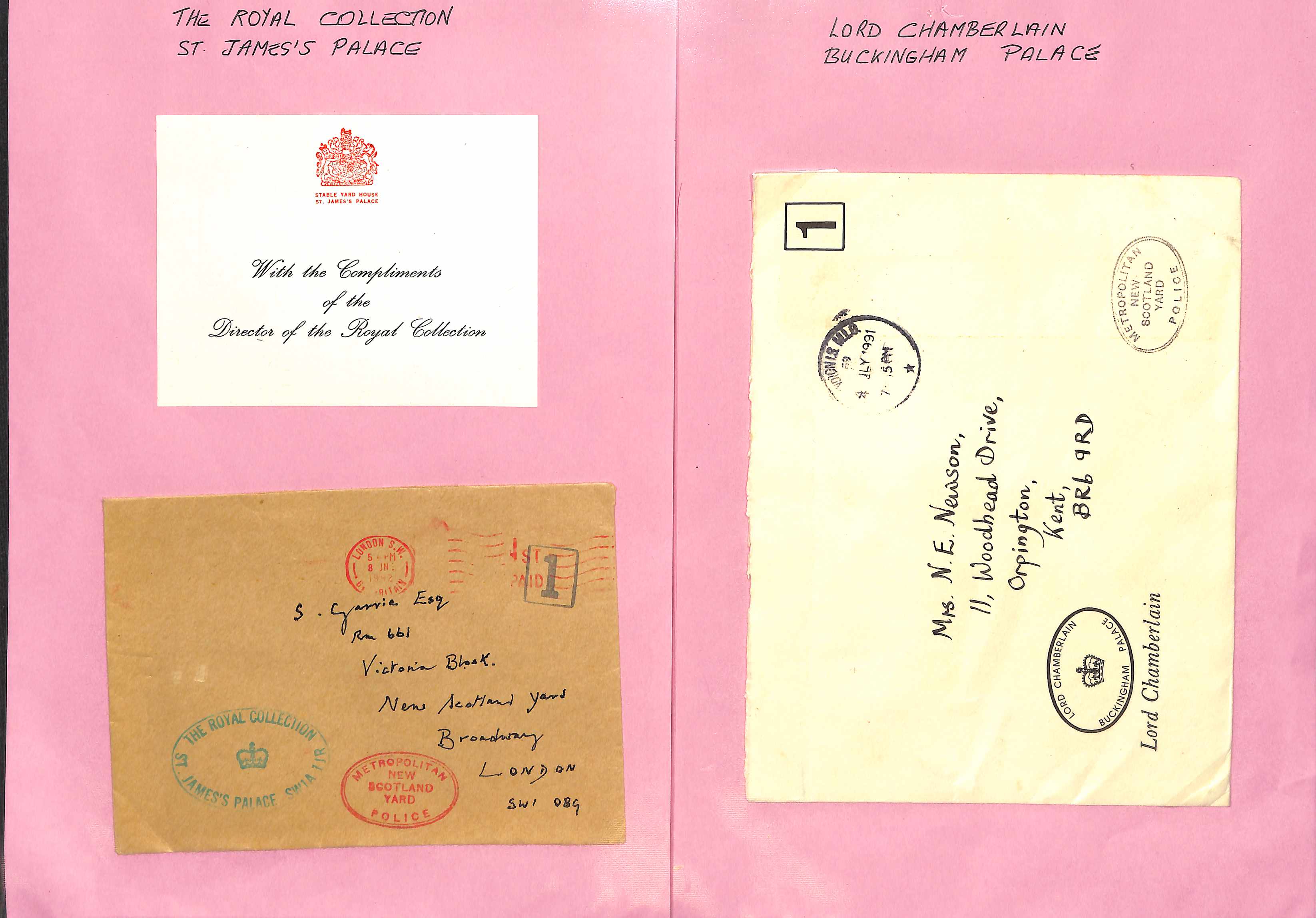 1812-1994 Covers and cards, with an album of Scottish covers and cancels, and an unusual - Image 3 of 17
