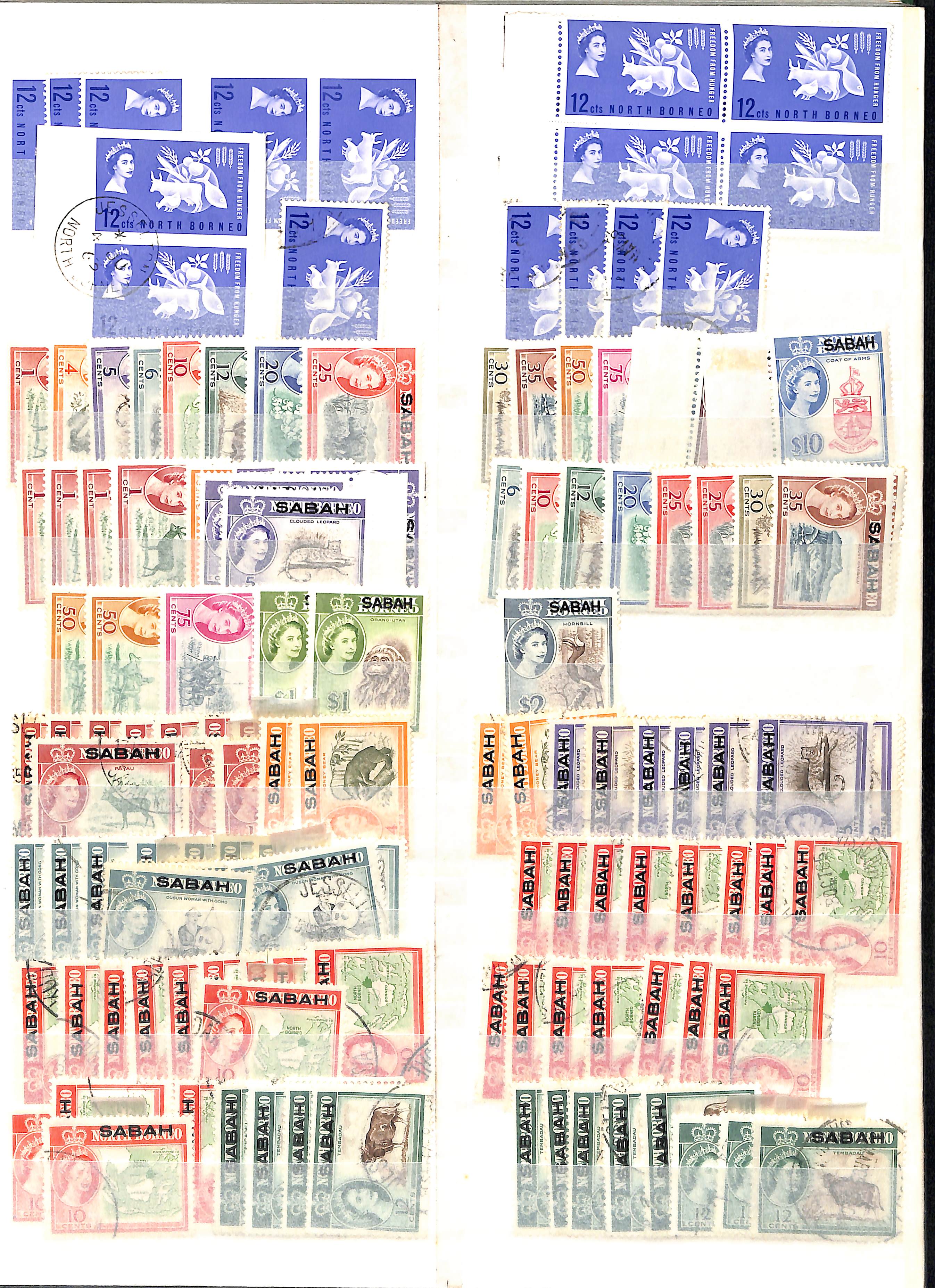 North Borneo, Sarawak, Labuan and Brunei, c.1869-1980 mint and used accumulation in three - Image 22 of 24