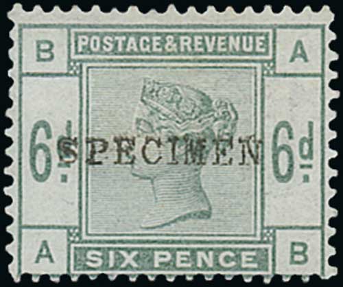 1883-84 1½d, 2d, 2½d, 6d and 9d Handstamped "SPECIMEN" type 9, fine mint. Also 3d and 5d Specimens - Image 2 of 3