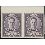c.1940 King George VI Head Essays by Waterlow Brothers & Layton on gummed unwatermarked paper,
