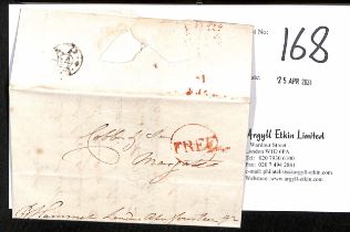 1792 (Apr 14) Entire letter from James Esdaile & Co to Cobb & Co in Margate, franked by B. Hammet (a