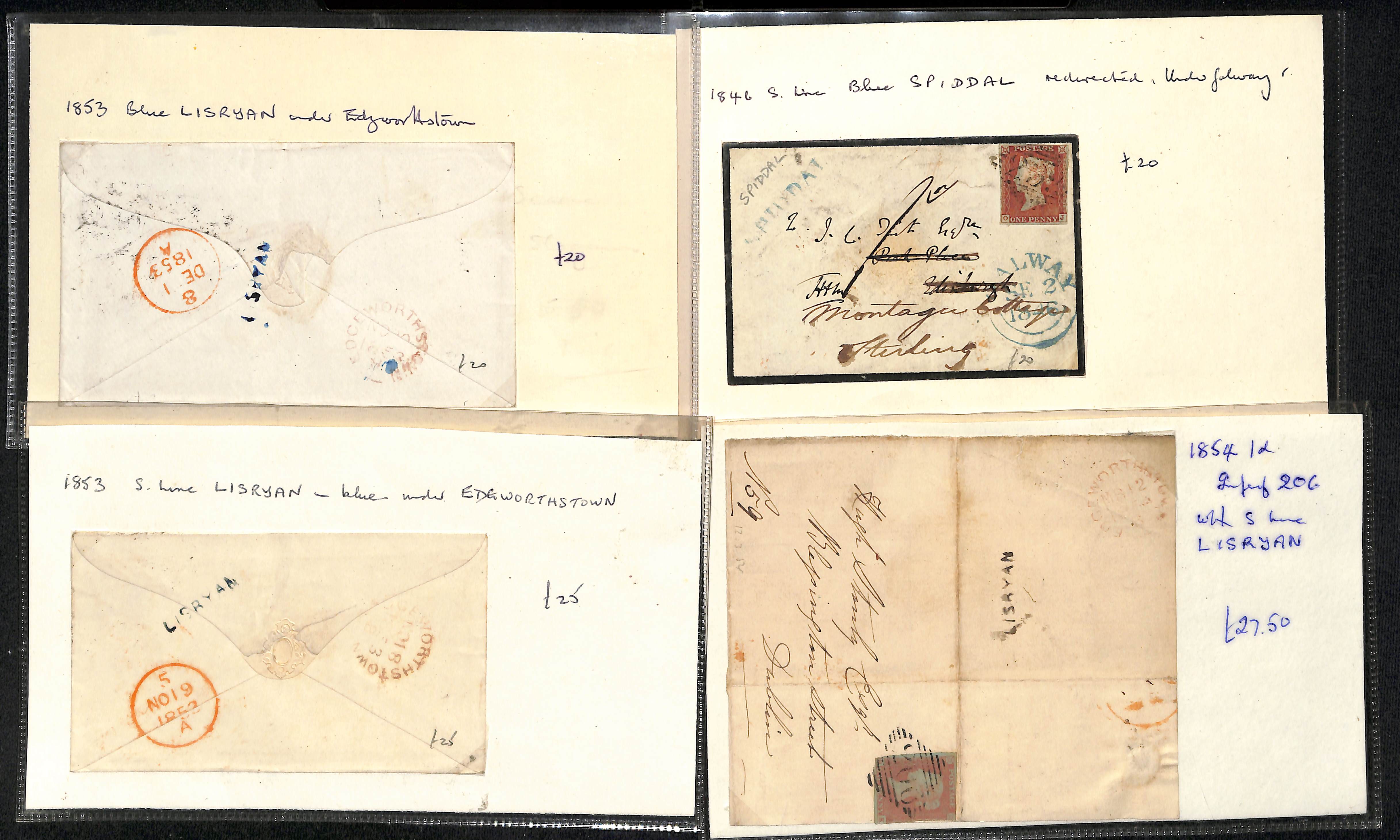 1804-1922 Entire letters, covers and cards including prestamp, straight line sub-office - Bild 5 aus 10