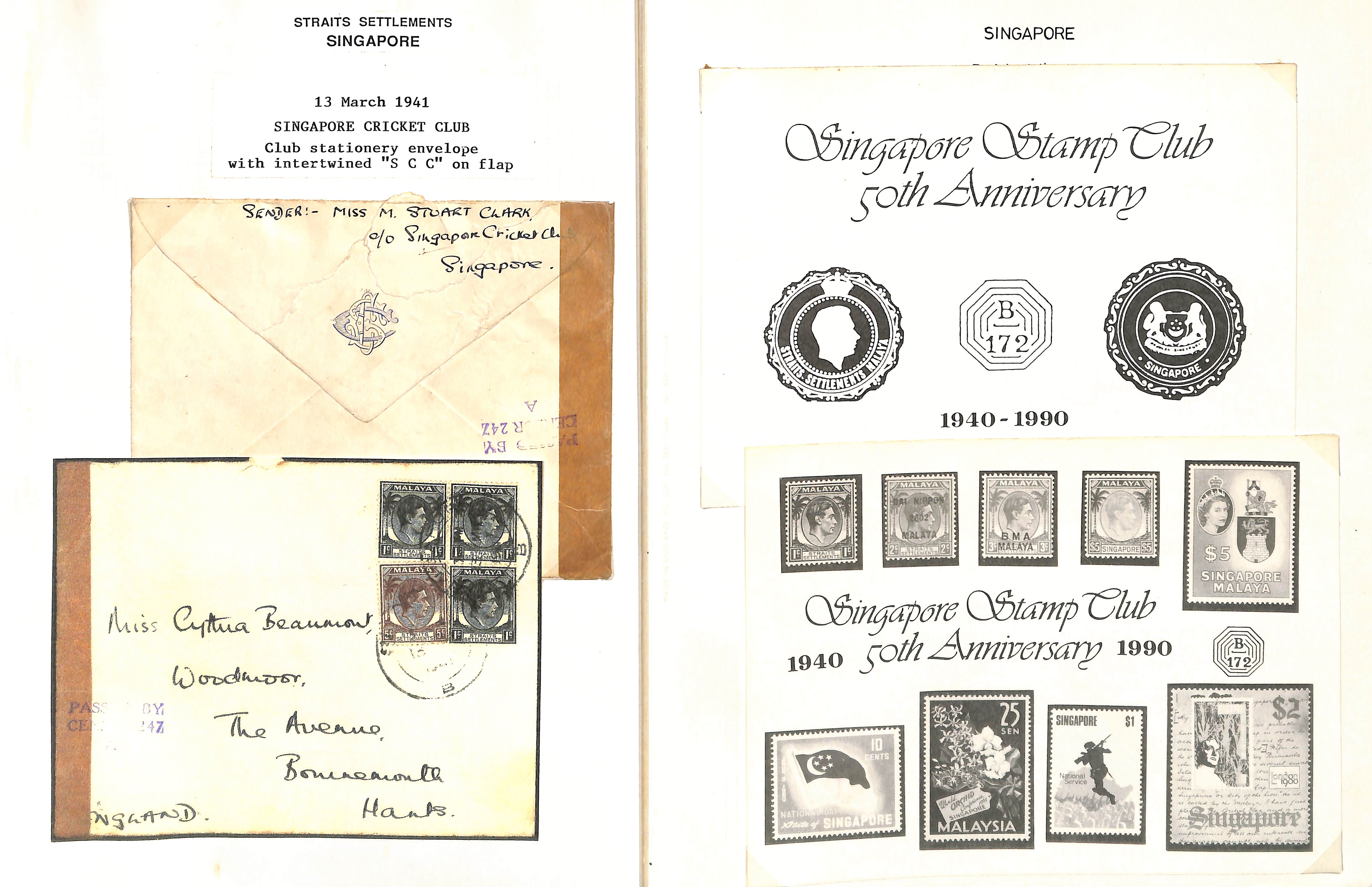 Societies and Clubs. 1902-66 Covers and cards from Exchange and Correspondence clubs and stamp - Image 3 of 13
