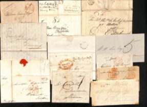 1759-1964 Entire letters, entires, covers and cards, including 1759 letter detailing prize money won