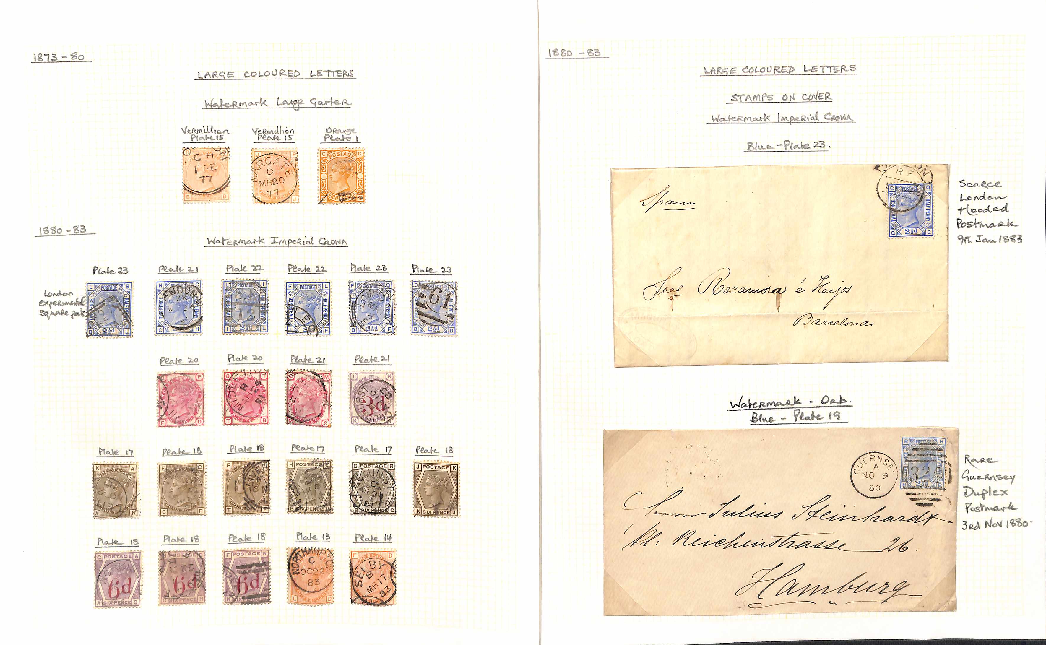 1855-1900 Surface Printed issues, the used collection including 1855 4d Medium Garter on blued - Image 11 of 22