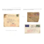 From Australia. 1954 (Mar. 11/12) Covers, various rates and frankings, including Forces Air Letter