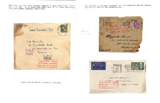 From Australia. 1954 (Mar. 11/12) Covers, various rates and frankings, including Forces Air Letter