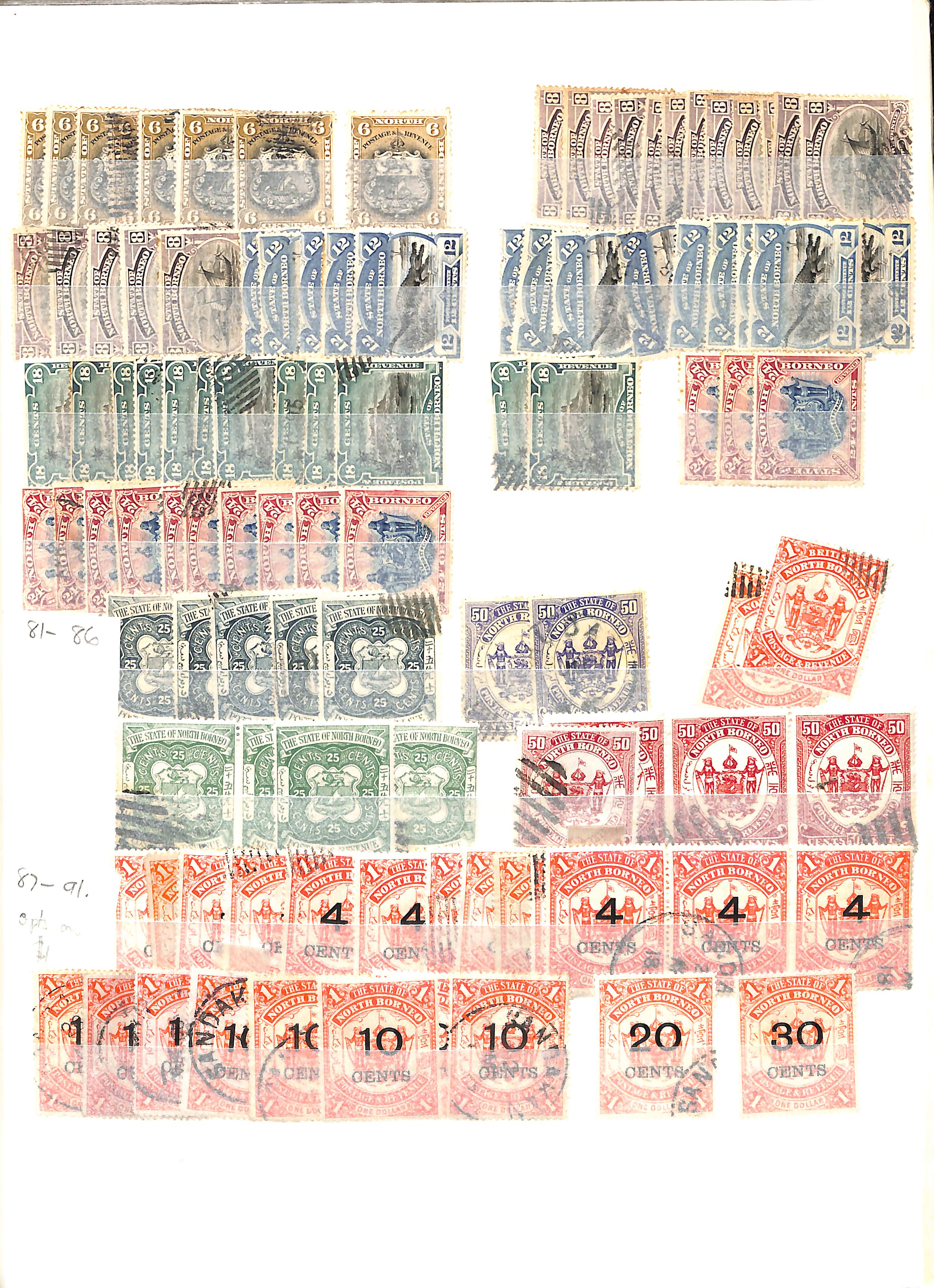 North Borneo, Sarawak, Labuan and Brunei, c.1869-1980 mint and used accumulation in three - Image 14 of 24