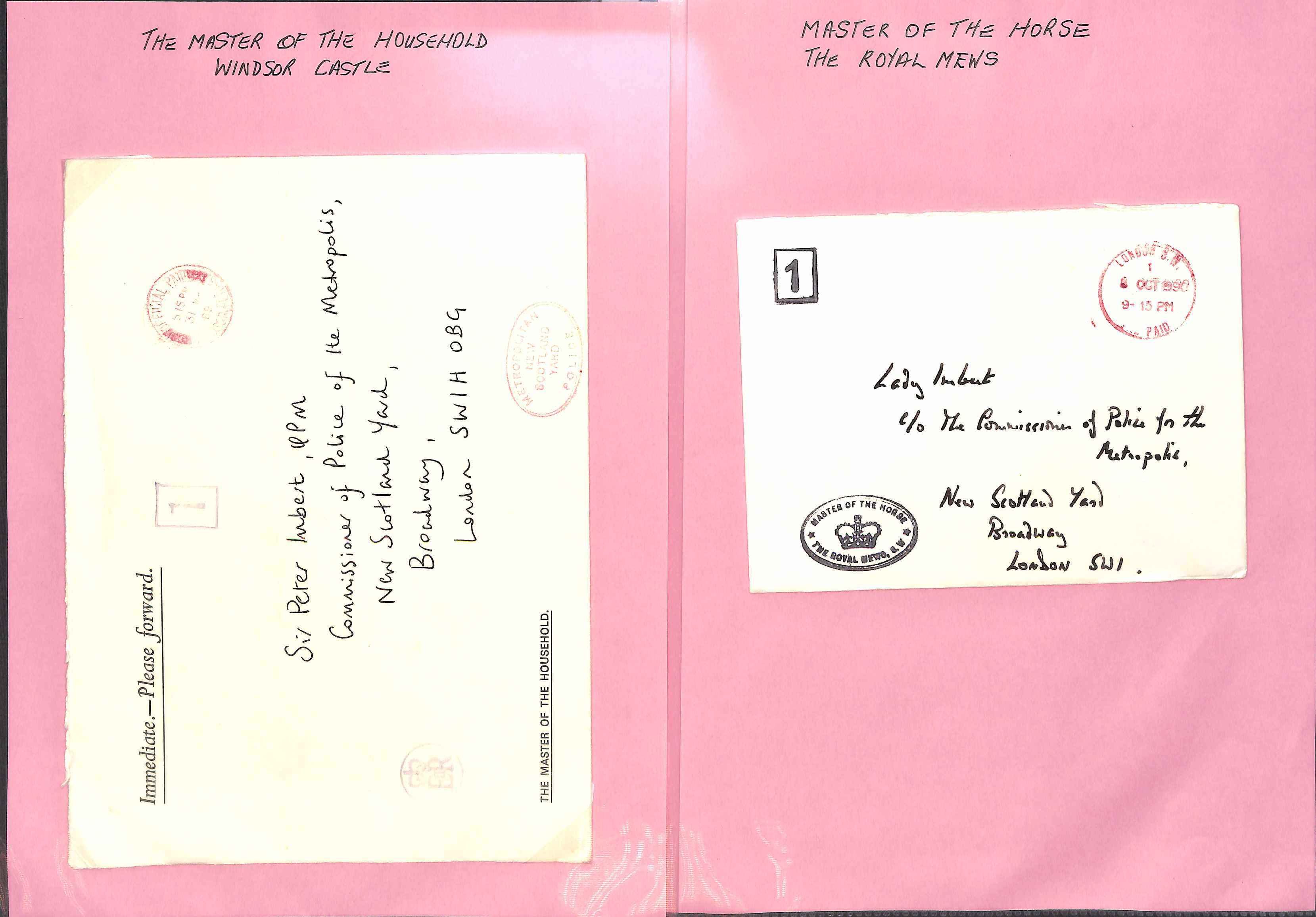 1812-1994 Covers and cards, with an album of Scottish covers and cancels, and an unusual - Image 7 of 17