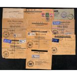 1930-86 Official mail from Singapore, Penang and other Malayan states, mainly stampless, various