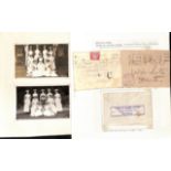 G.B. 1915-18 Covers and cards from soldiers in hospitals in G.B (8, six with cachets, also three