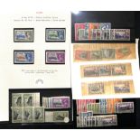 1933-36 Pictorial Issue 2c - 1r study including Specimen set of eleven fine mint, 1r sheet of sixty,