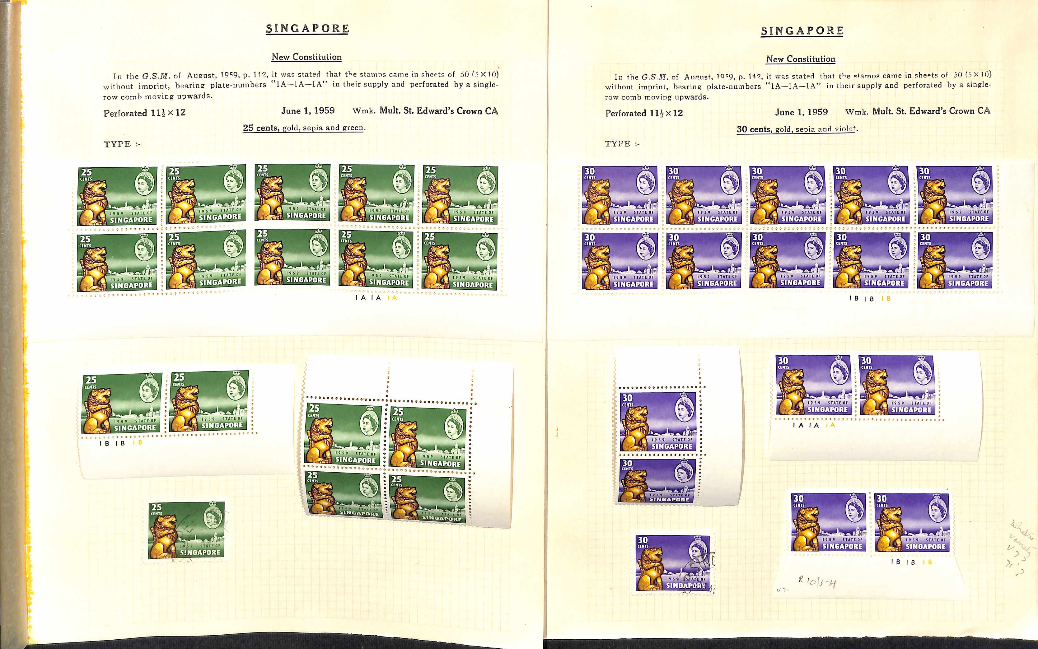 1959-69 Mint and used collection, many mint control blocks, F.D.Cs, some commercial covers and a few - Image 5 of 11