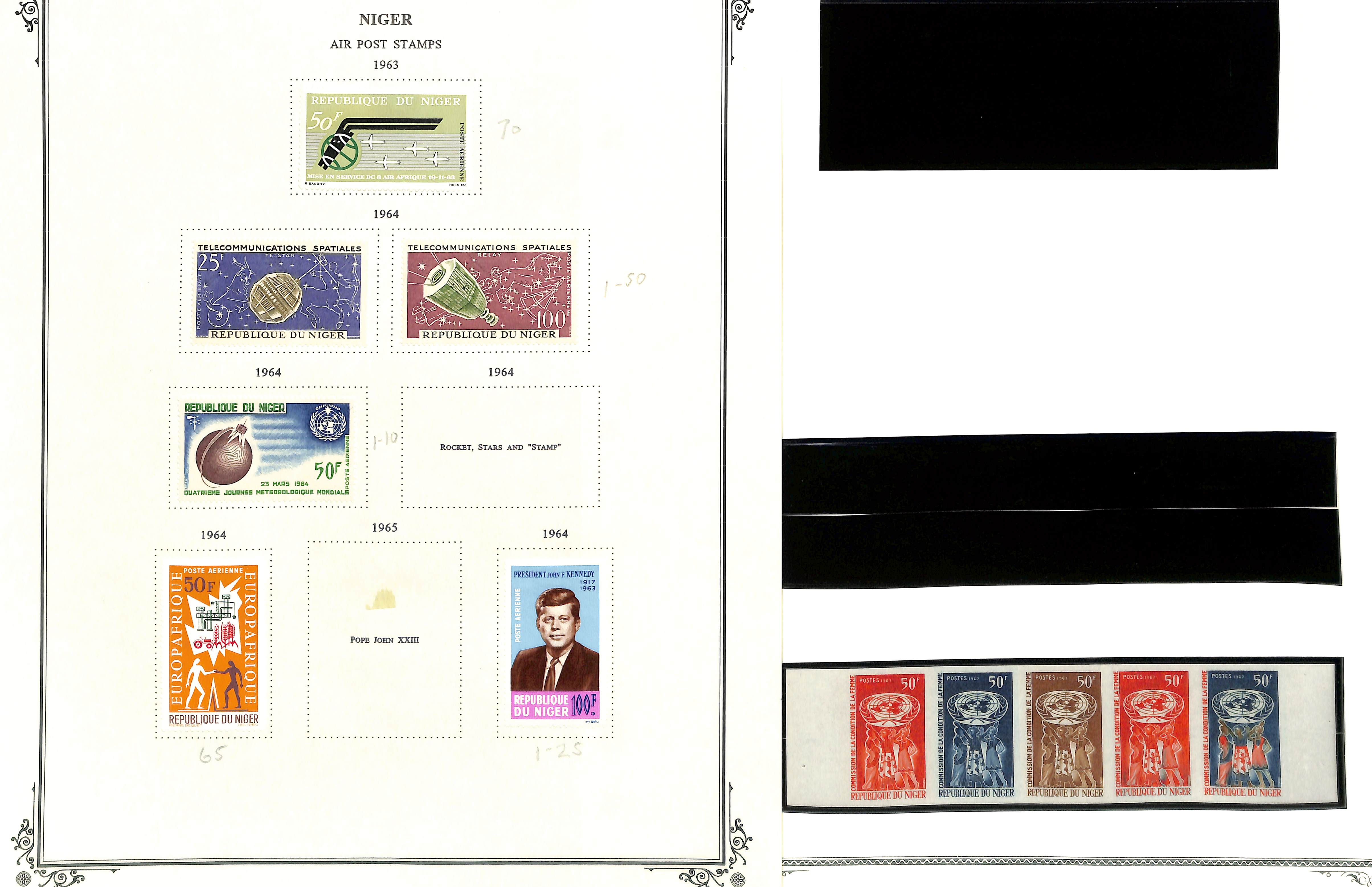 Niger. 1921 - c.1990 Mint and used collection with covers, die and plate proofs. (100s). - Image 6 of 26