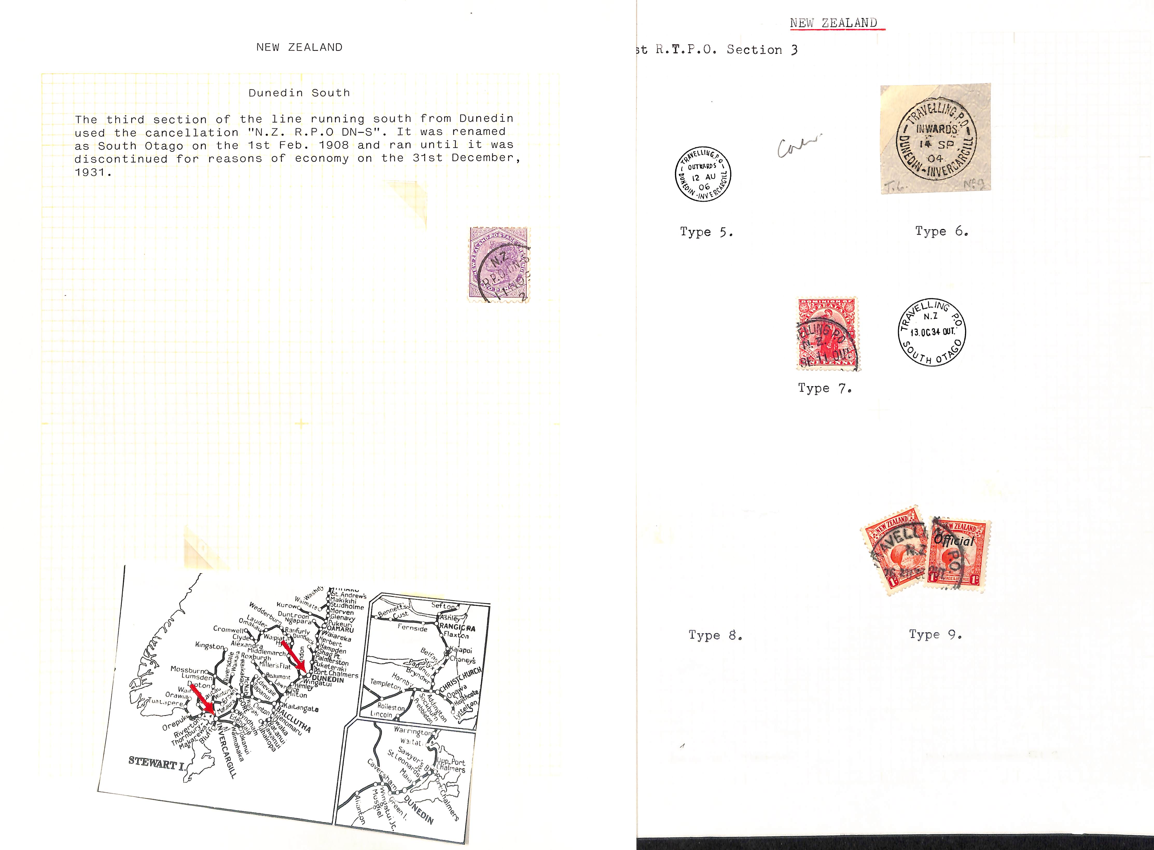 T.P.Os. 1882-1971 Covers and cards (c.100), also stamps and pieces (c.80), various T.P.O - Image 17 of 28