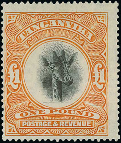 1922-24 Giraffe issue 5c - £1 set of fifteen, some additional values with 10/- sideways watermark,