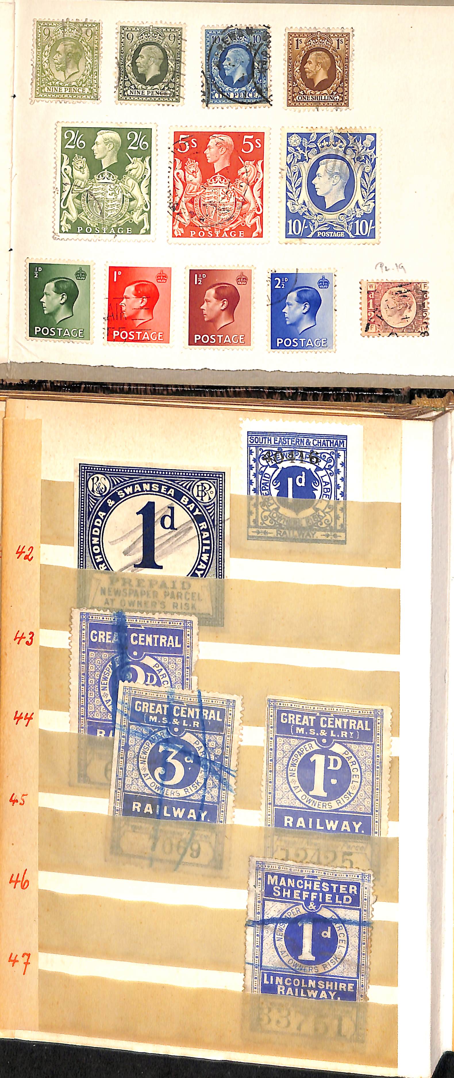 QV-QEII Stamps including 1840 2d and 1891 £1 (both with faults), 1958 3d tete-beche strip, 1969 £1 - Image 12 of 22