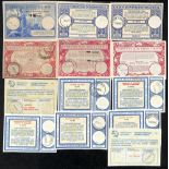 1946-85 Imperial Reply Coupons (3), Commonwealth Reply Coupons (5) and International Reply