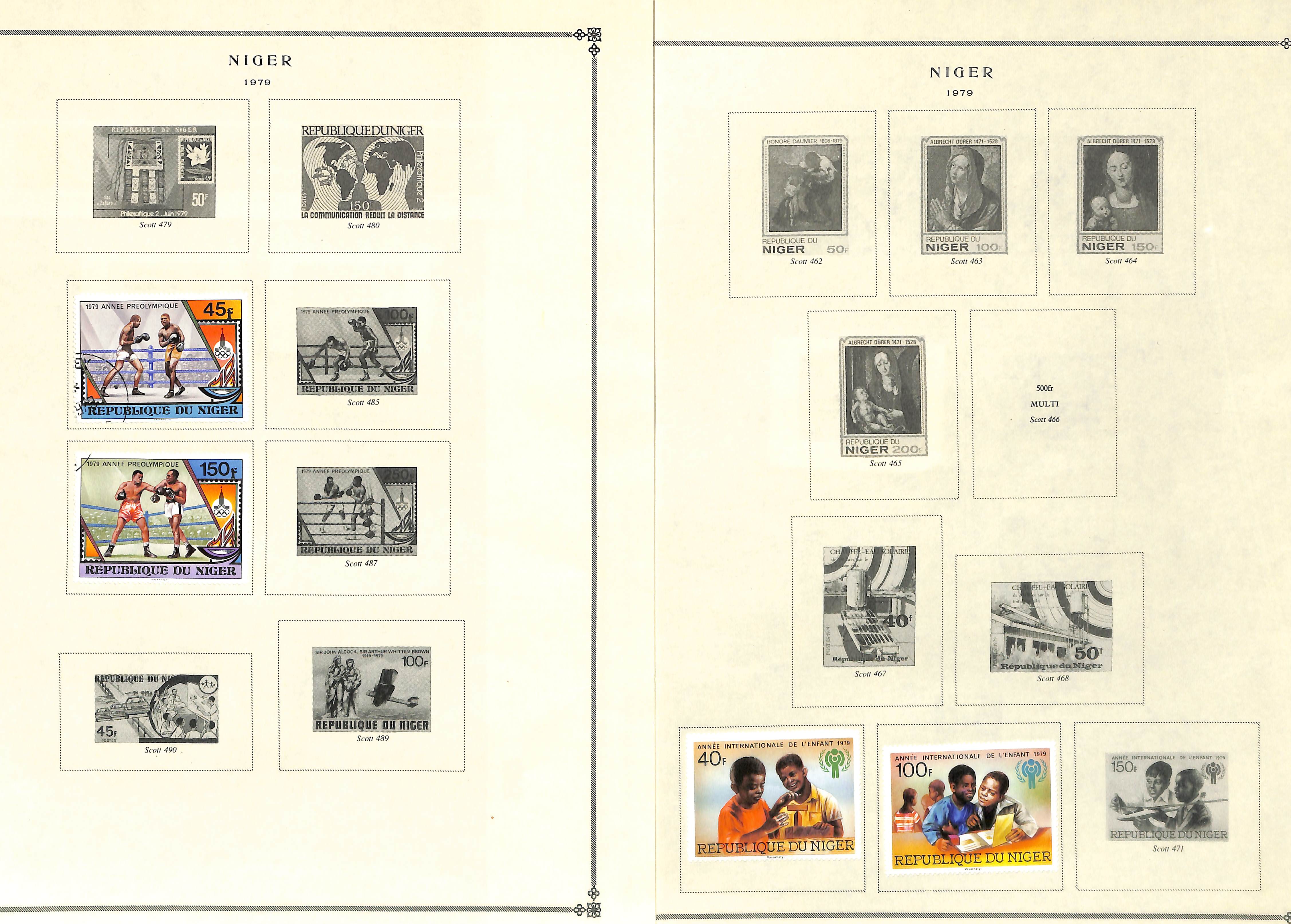 Niger. 1921 - c.1990 Mint and used collection with covers, die and plate proofs. (100s). - Image 22 of 26