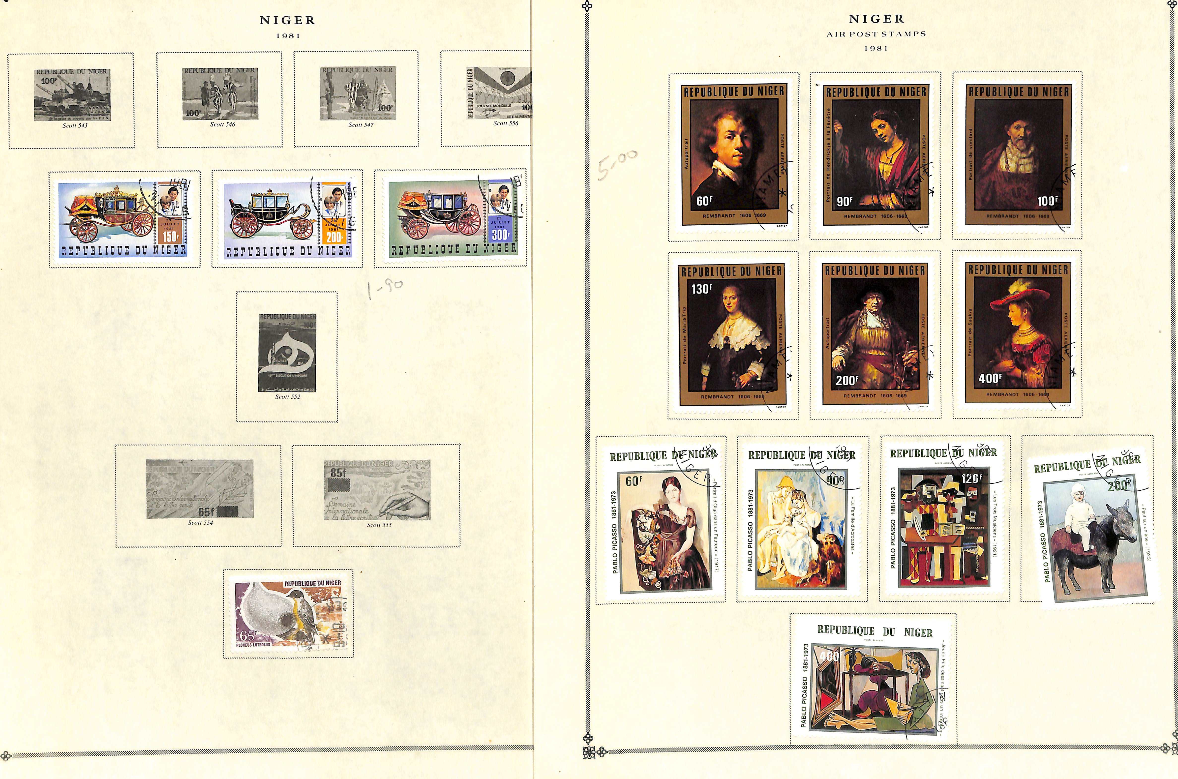 Niger. 1921 - c.1990 Mint and used collection with covers, die and plate proofs. (100s). - Image 24 of 26