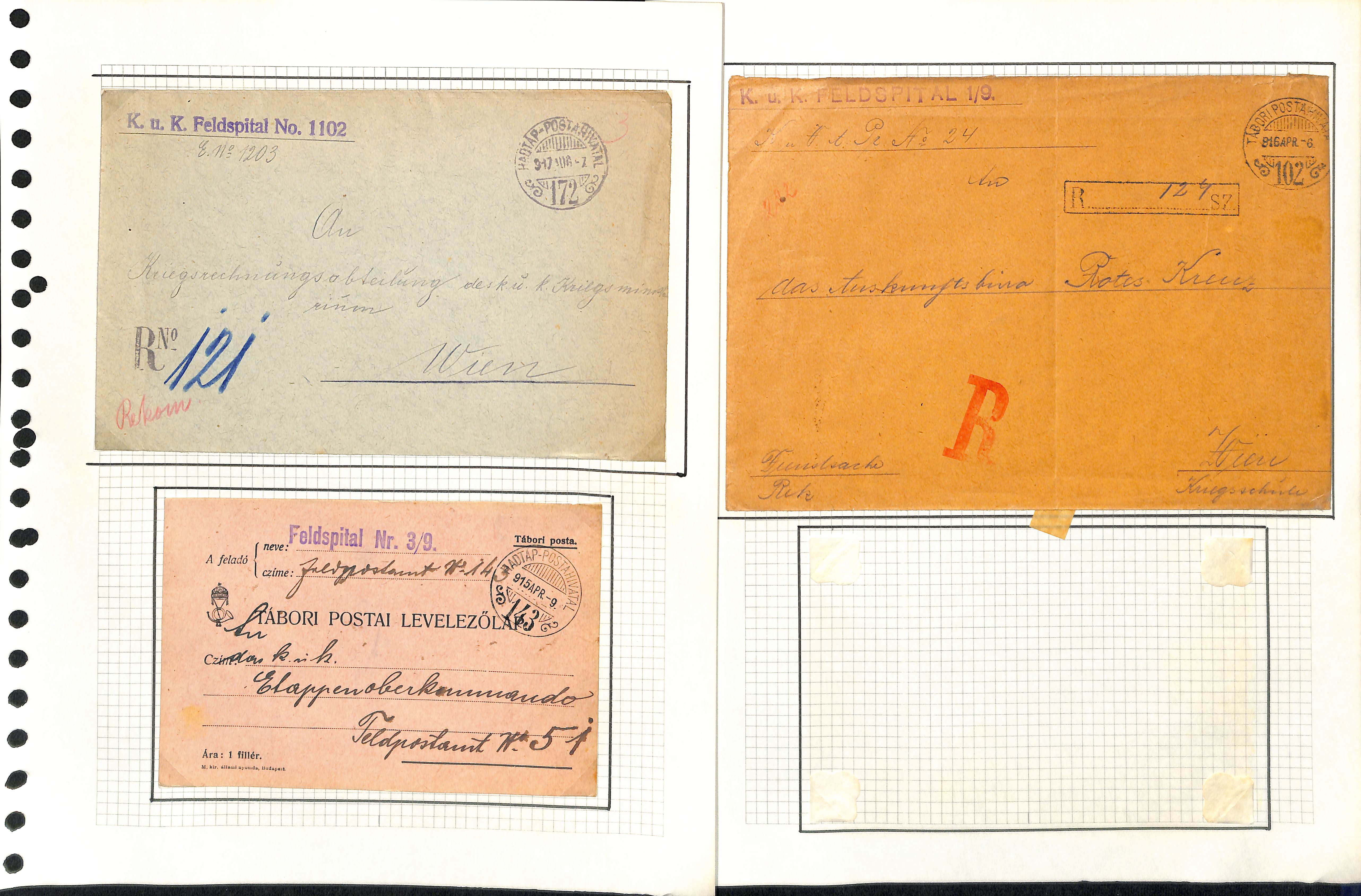 Austria. 1914-18 Covers and cards from soldiers in hospital in various parts of the Austro-Hungarian - Image 18 of 52