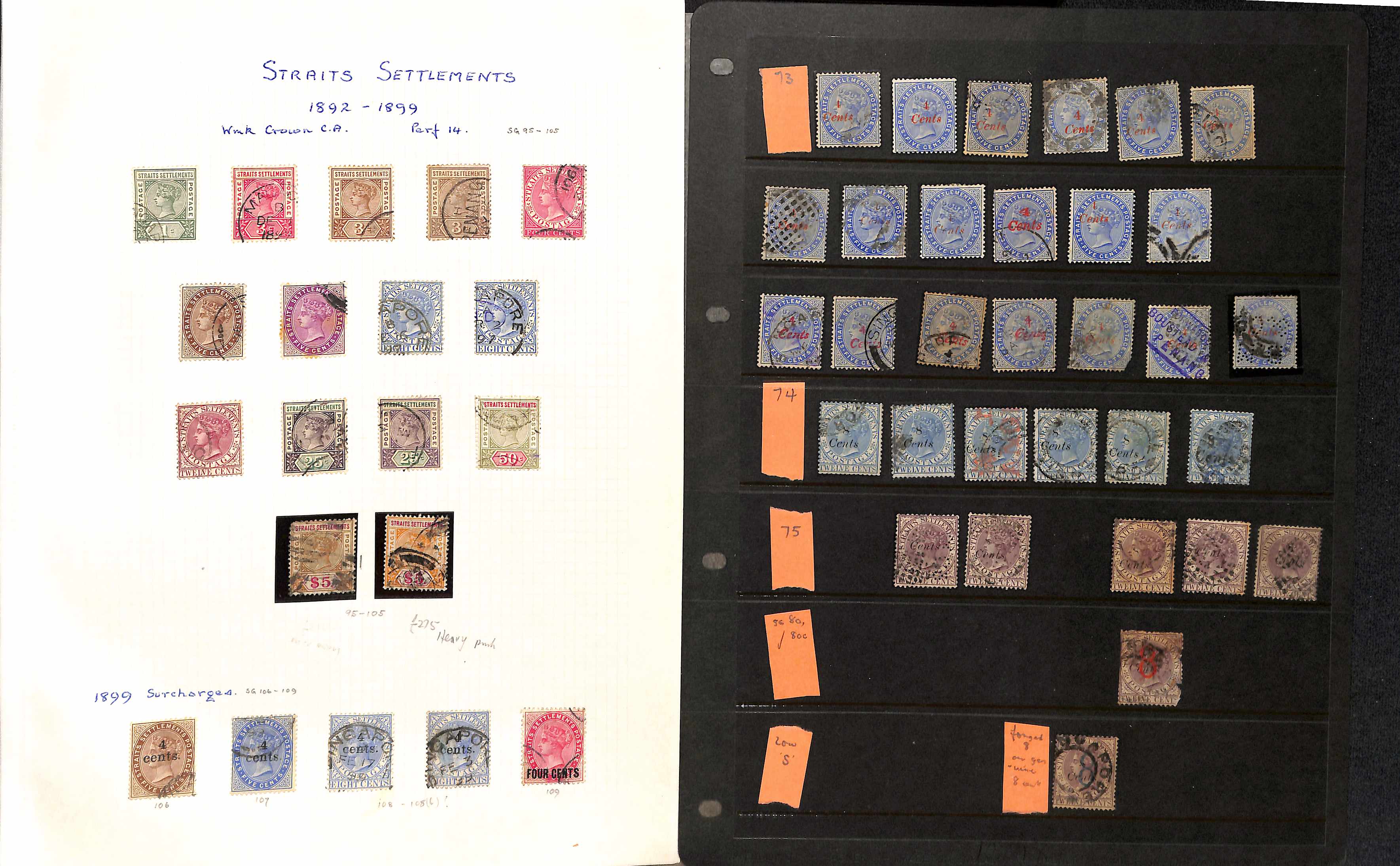 1867-1933 QV-KGV Mint and used collections on pages, also a stockbook of duplicates, many useful - Image 26 of 42