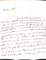 1792 (Dec 3) Entire letter written and signed by Sir Joseph Banks, President of the Royal Society (