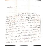 1792 (Dec 3) Entire letter written and signed by Sir Joseph Banks, President of the Royal Society (