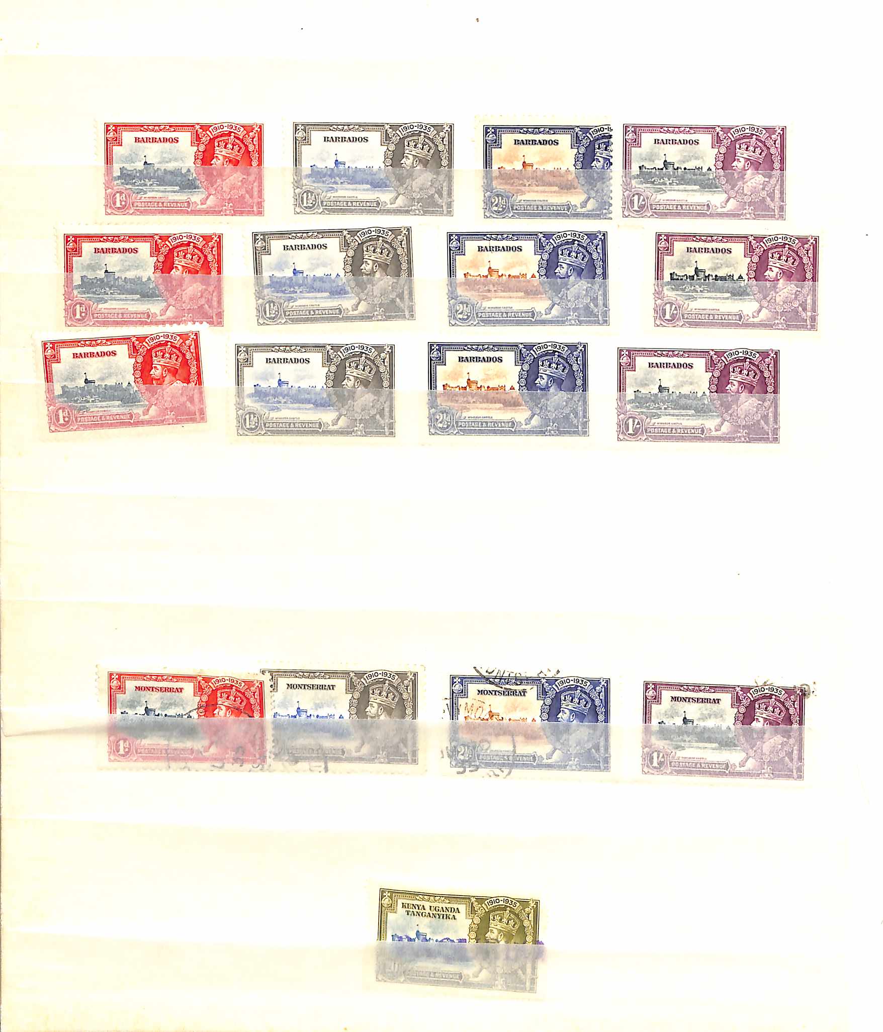 1935 Silver Jubilee, Specimen, mint and used accumulation in a stockbook, including Specimen sets - Bild 10 aus 15