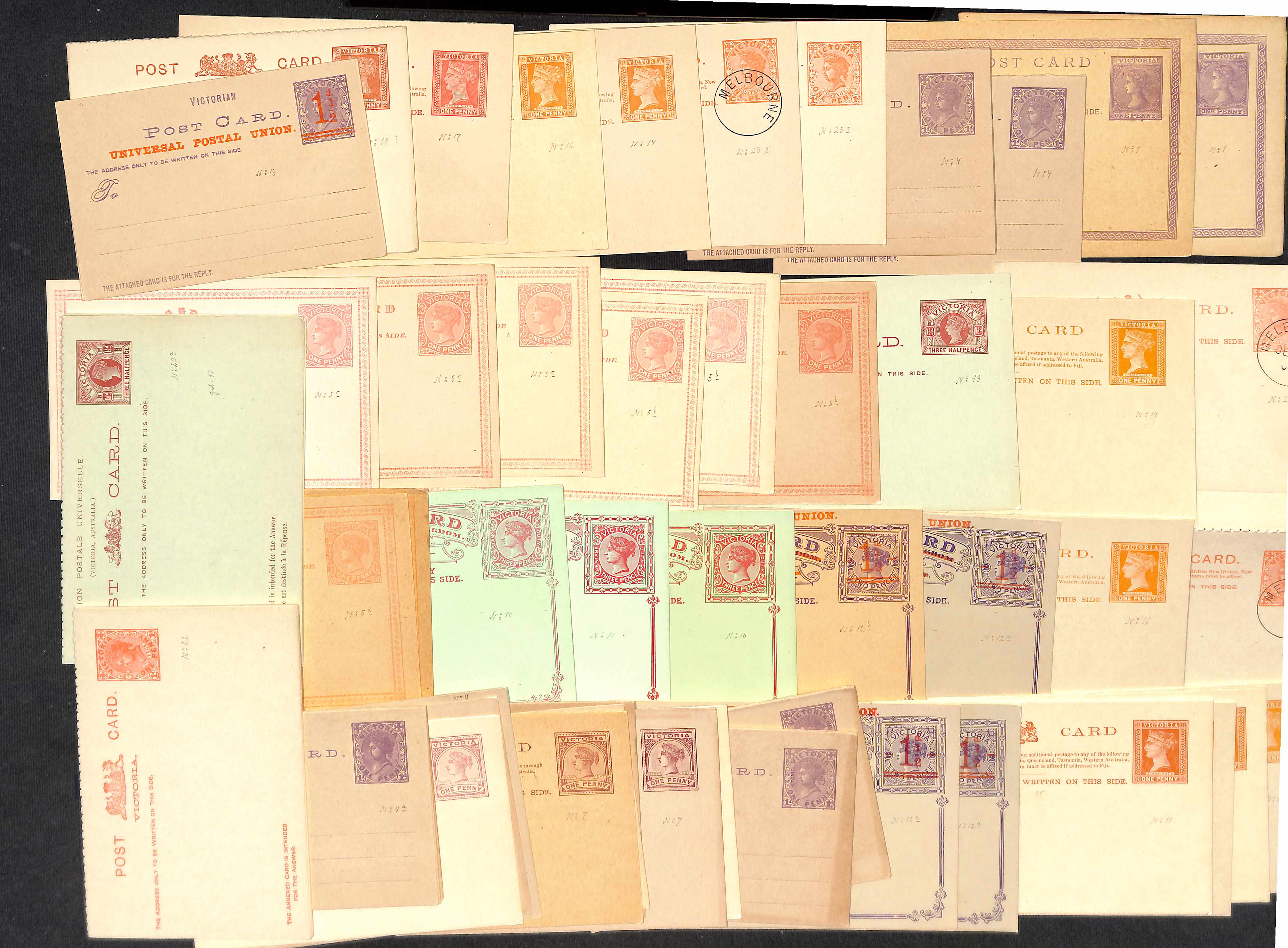 Postal Stationery. Mainly QV Postcards and covers including early Transvaal, Victoria with 1d - Image 5 of 12