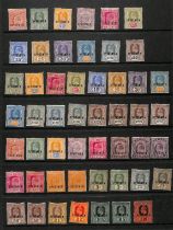 1903-11 Specimen stamps including 1903-05 set of twelve, 1908 5c (2) and 6c (2), 1910-11 2c, 3c