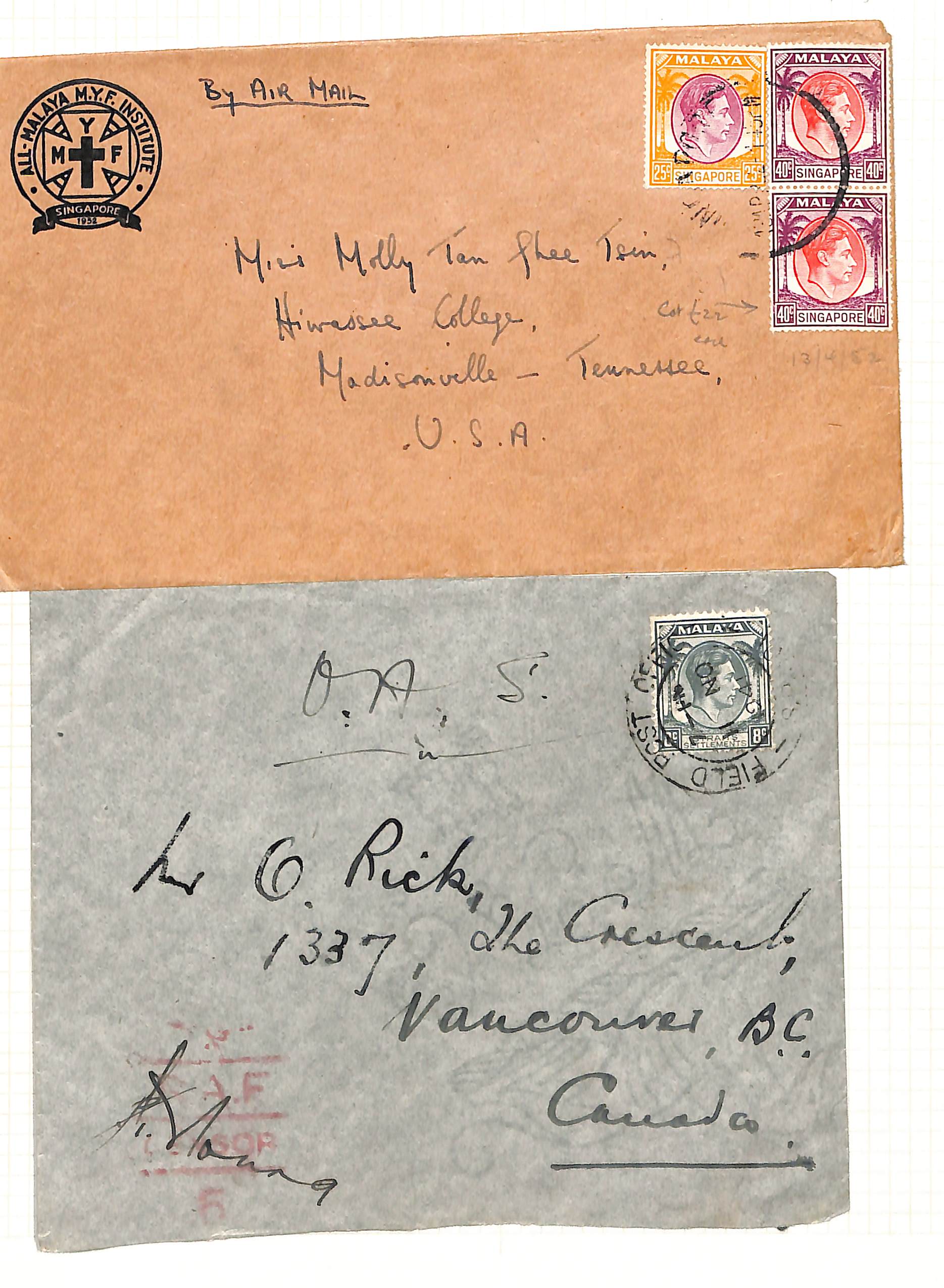 Societies and Clubs. 1902-66 Covers and cards from Exchange and Correspondence clubs and stamp - Image 12 of 13