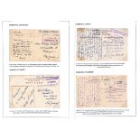 Troopship Mail. 1915-16 Stampless postcards (11) and a cover with boxed "N.Z MILITARY POST