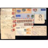 Katong. 1926-62 Covers and cards including registered mail, picture postcards, etc. (18).