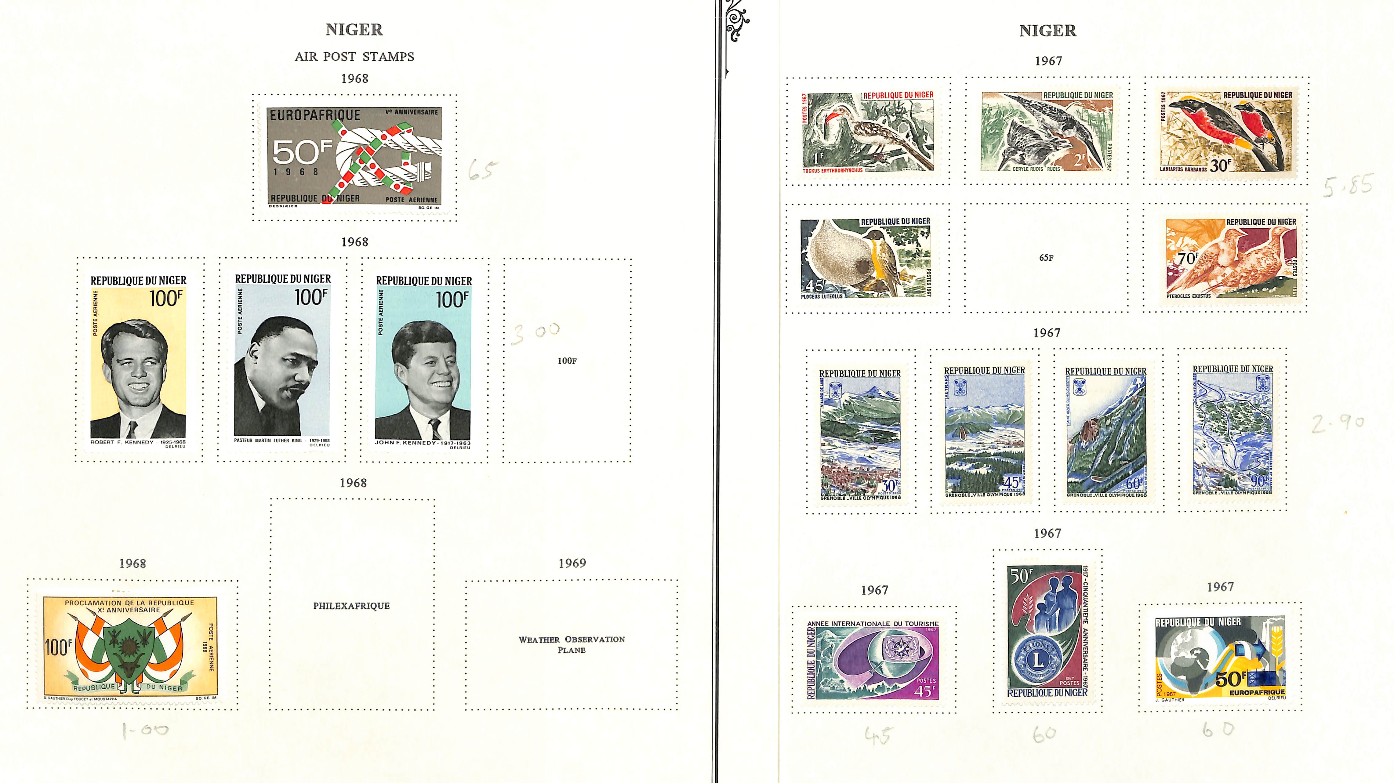 Niger. 1921 - c.1990 Mint and used collection with covers, die and plate proofs. (100s). - Image 12 of 26