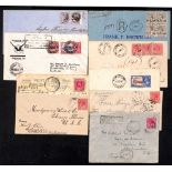 British West Indies Covers. 1858-1937 Entires, covers and cards with 1858 entire from Grenada