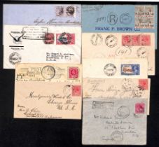 British West Indies Covers. 1858-1937 Entires, covers and cards with 1858 entire from Grenada