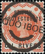 1892-94 ½d - 1/- Used, at least three examples of each value with several pieces, many collected for