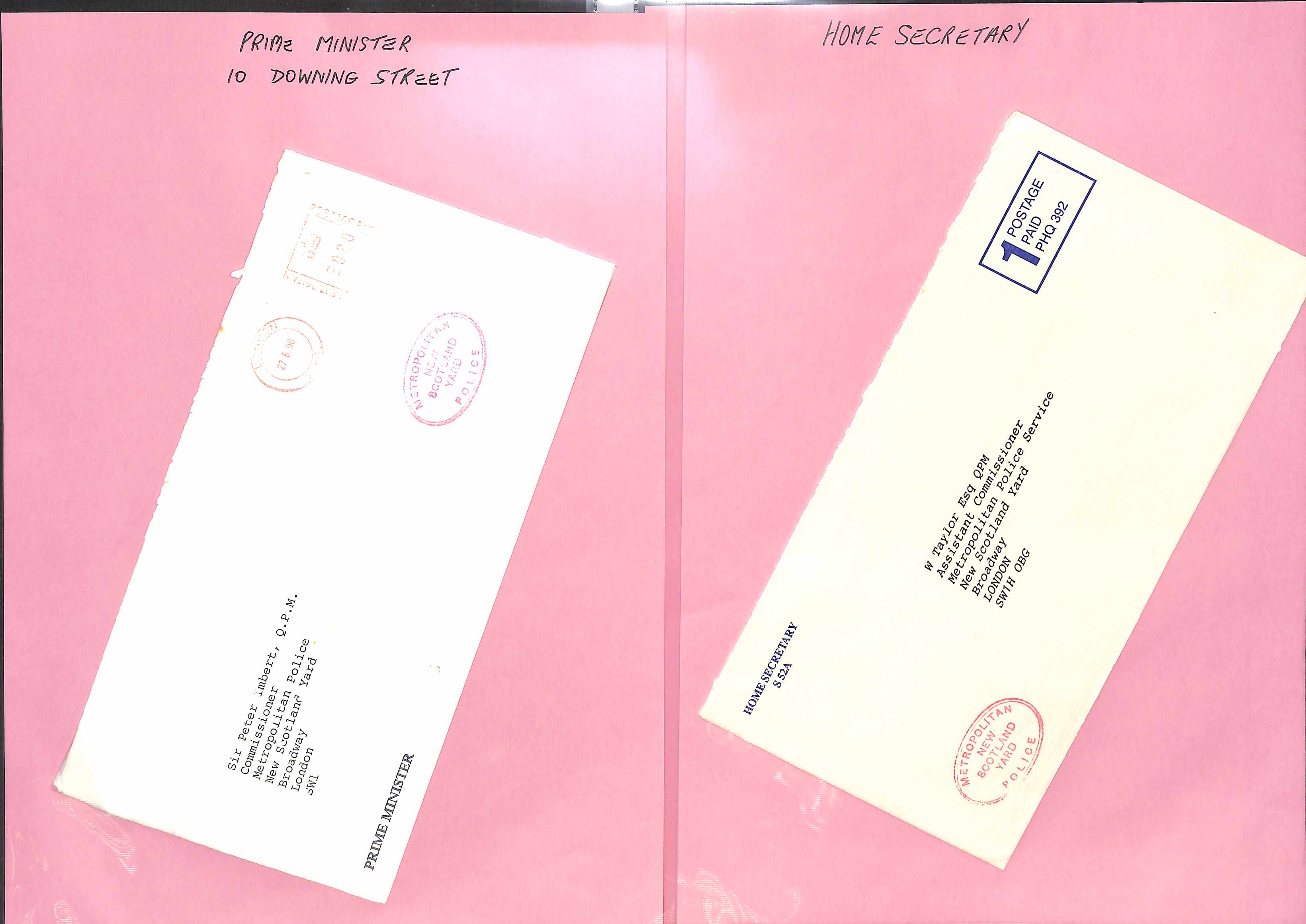 1812-1994 Covers and cards, with an album of Scottish covers and cancels, and an unusual - Image 10 of 17