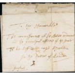 Hull. 1681 (Oct 22) Entire letter from James Sterling in Hull, "To the Honorable The Commissioners