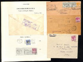 United Nations. 1949-53 Covers (4) and pieces (2) including 1949 covers backstamped violet "UNITED