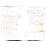 c.1670 Four page document "The Covenant between his R.H & the Lds Arlington & Berkeley" (Joint